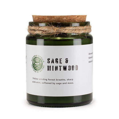 Woodwick Soy Candle - Sage & Mintwood