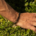 Petite Power Bracelet - Gold Obsidian