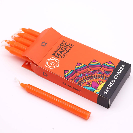 Orange Manifest Magic Candles - Sacred Chakra