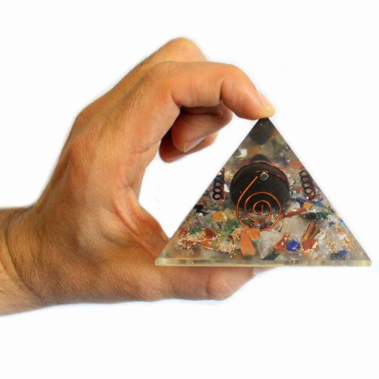 Orgonite Pyramid - Copper - Turtle