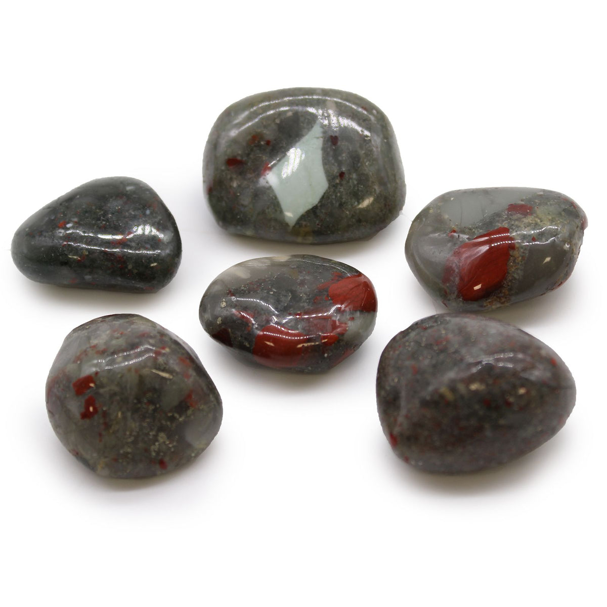 Large Tumble Stones - Bloodstone - Sephtonite