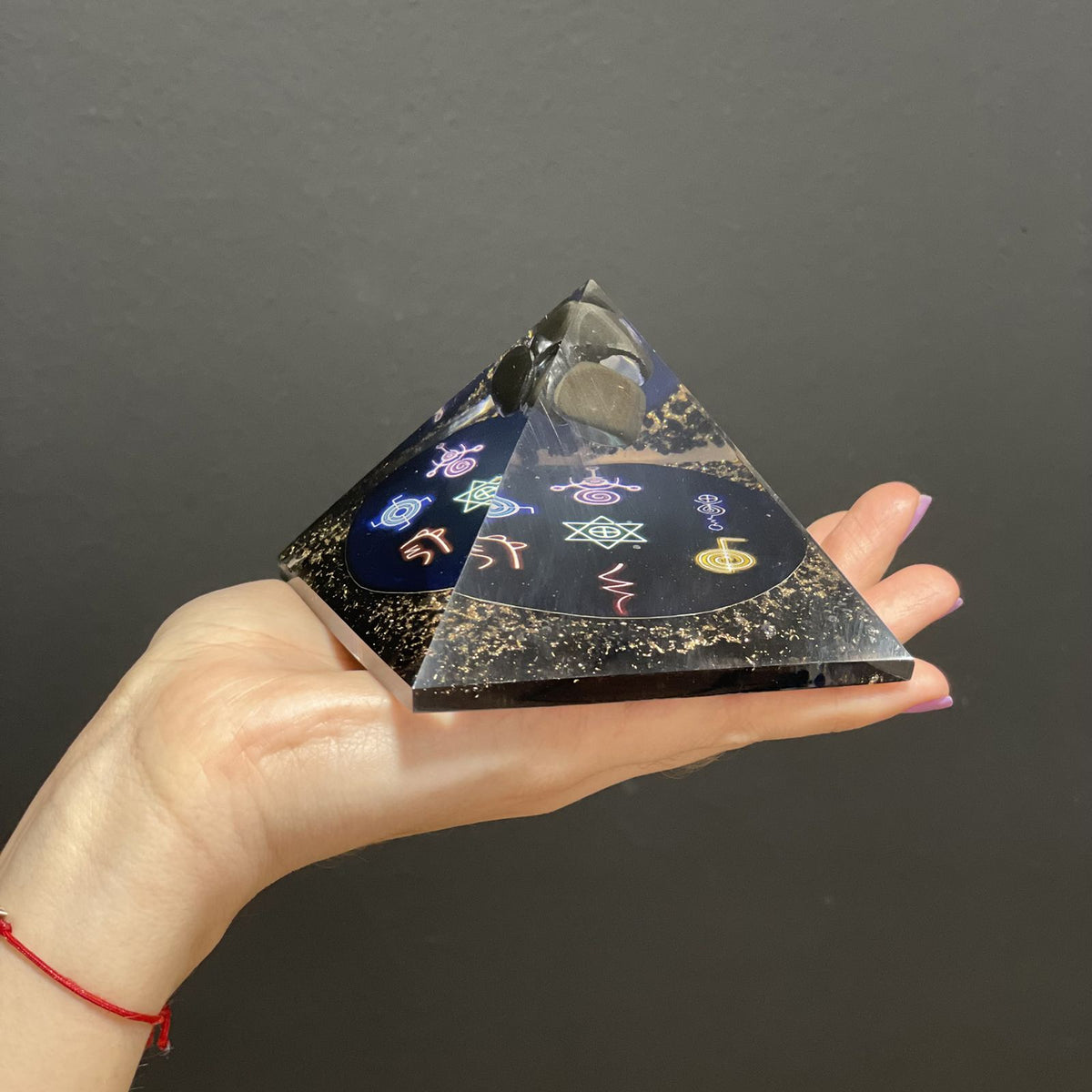 Orgonite Pyramid - Midnight Reiki