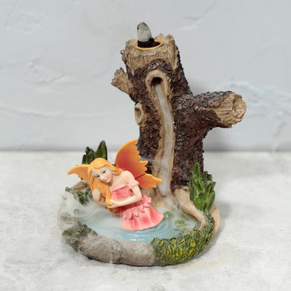 Backflow Incense Burner - Tree Fairy Lake
