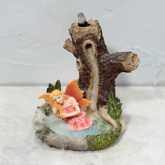Backflow Incense Burner - Tree Fairy Lake