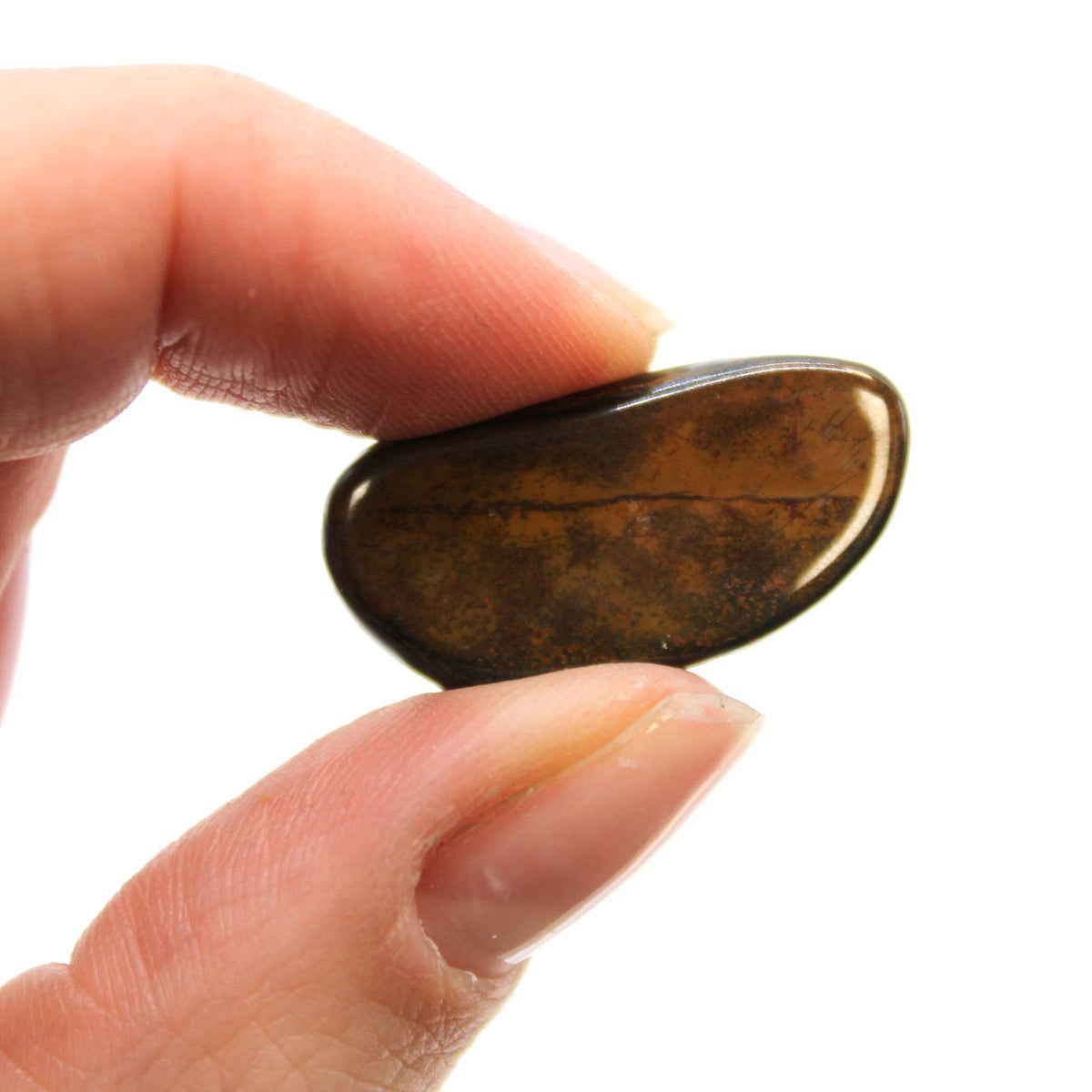 Small Tumble Stones - Tigers Eye - Blue