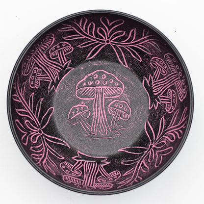 Aluminum Singing Bowl - Magic Mushroom - Pink