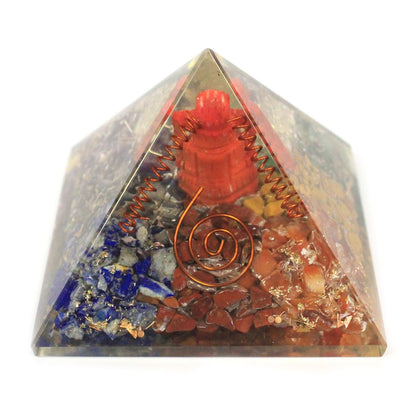 Large Orgonite Pyramid - Ganesh