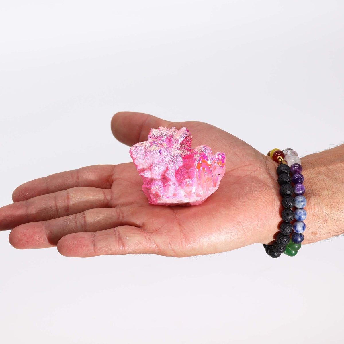 Enhanced Quartz - Rose Halo Quartz