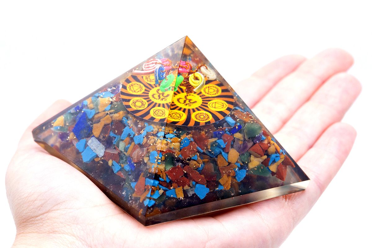 Orgonite Pyramid - Om Chakra