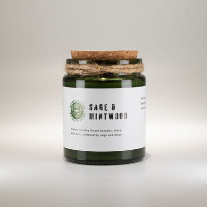 Woodwick Soy Candle - Sage & Mintwood