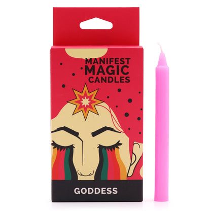 Pink Manifest Magic Candles