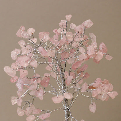 Gemstone Tree - 160 Stone - Rose Quartz