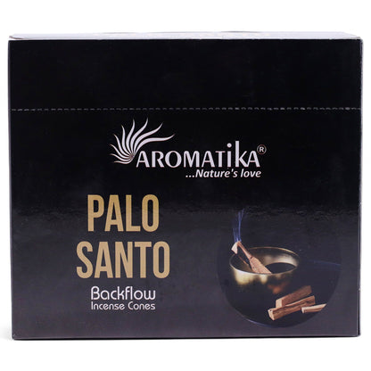 Aromatika Masala Backflow Incense Cones - Palo Santo