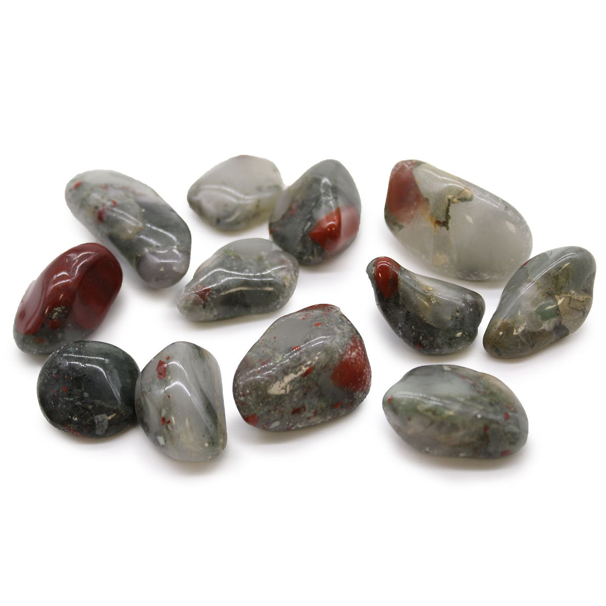 Medium Tumble Stones - Bloodstone - Sephtonite