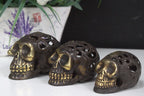 Vintage Brass Skull - Large