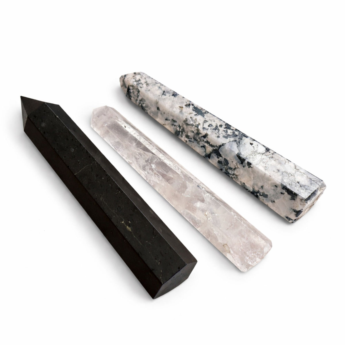 Gemstone Six Face Obelisk Point - Black Tourmaline