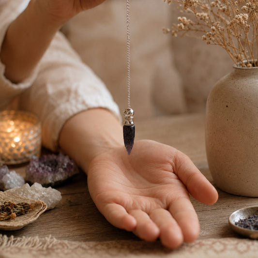Secret Cavity Discovery of Truth Pendulum - Amethyst