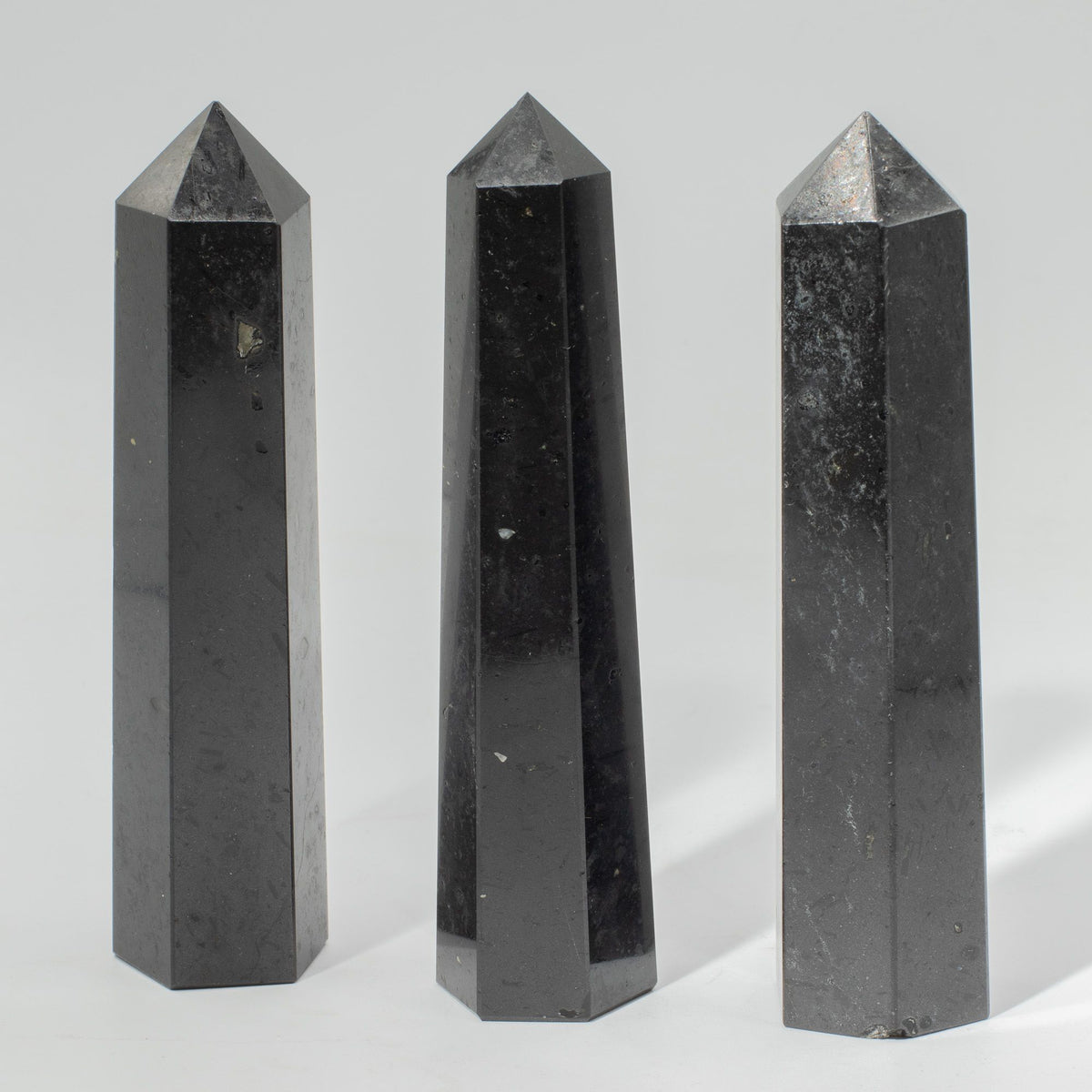 Gemstone Six Face Obelisk Point - Black Tourmaline