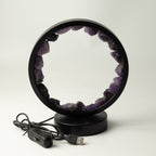 Gemstone Halo Lamp - Zen Spirit  - Amethyst