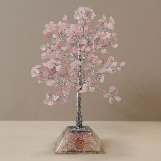 Gemstone Tree - 320 Stone - Rose Quartz