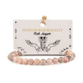 Petite Power Bracelet - Pink Jasper