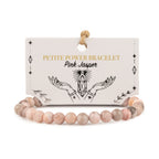 Petite Power Bracelet - Pink Jasper