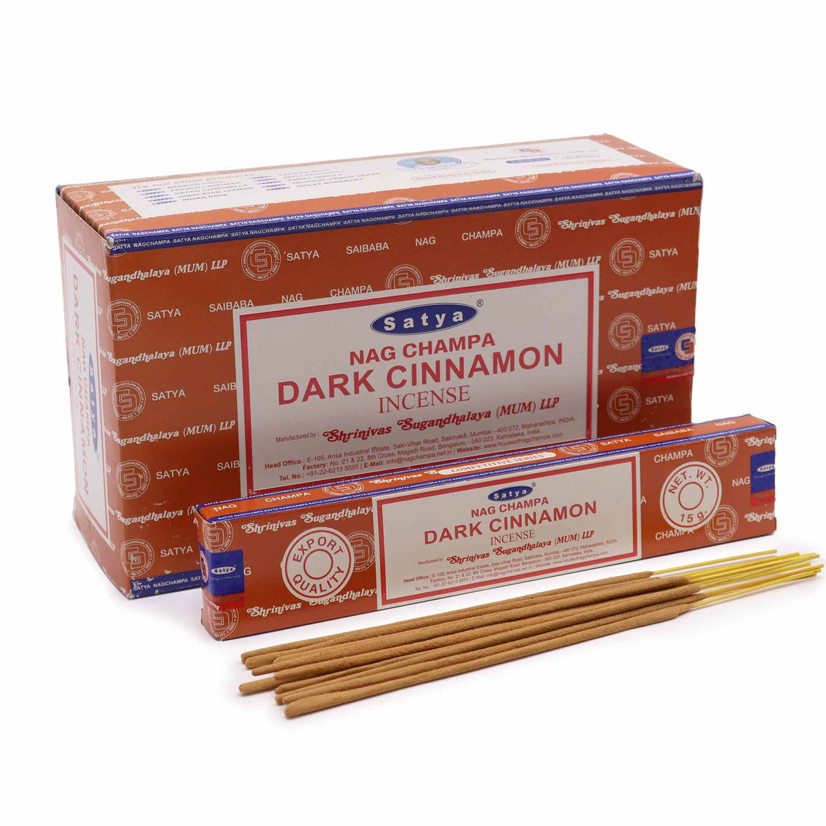 Satya Incense Sticks 15g - Dark Cinammon