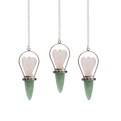 The Heart Oracle - Two Piece Angel Pendulum