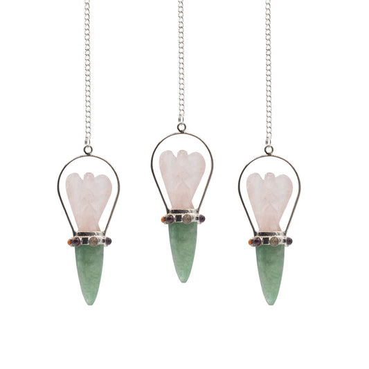 The Heart Oracle - Two Piece Angel Pendulum