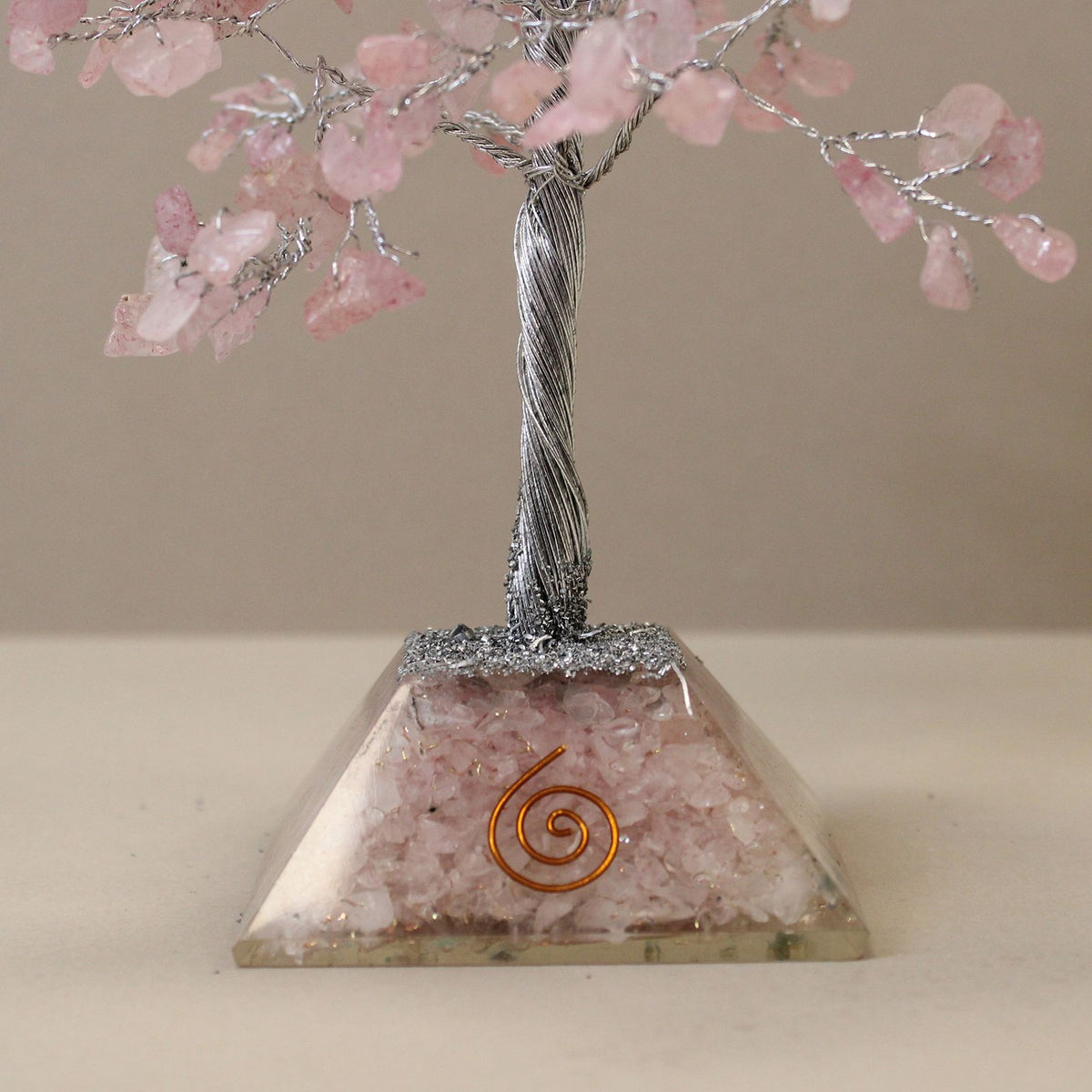 Gemstone Tree - 320 Stone - Rose Quartz