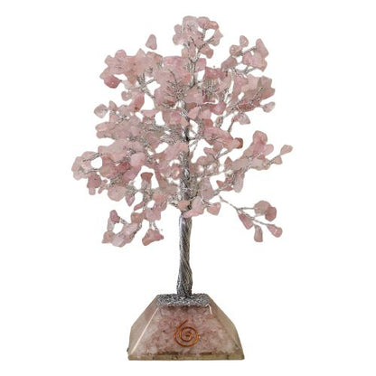 Gemstone Tree - 320 Stone - Rose Quartz