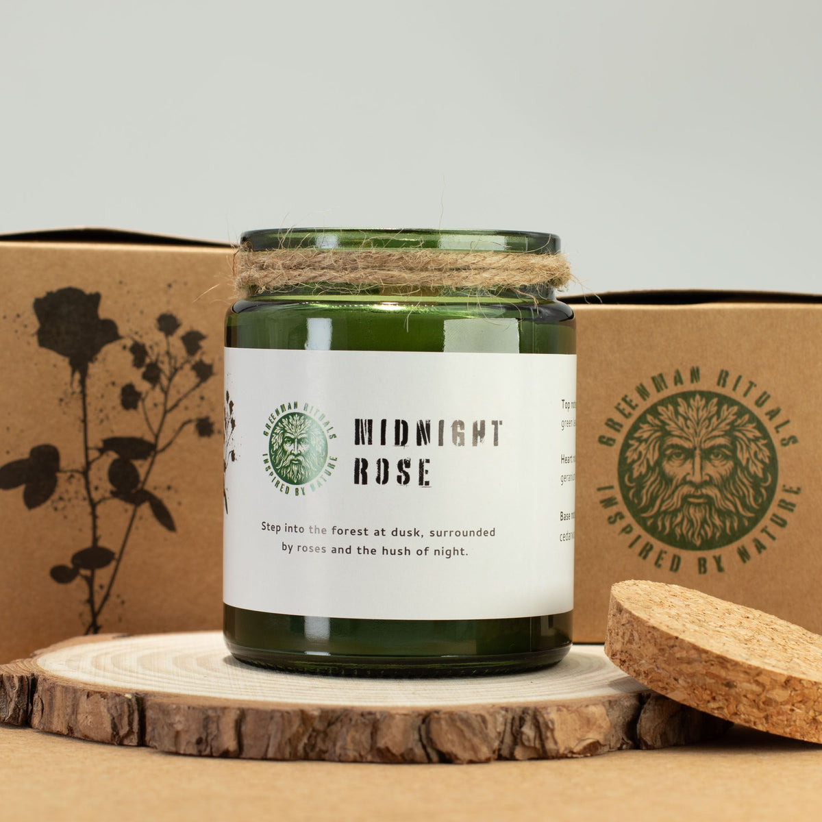Woodwick Soy Candle - Midnight Rose