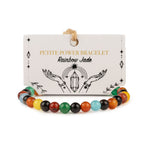 Petite Power Bracelet - Rainbow Jade