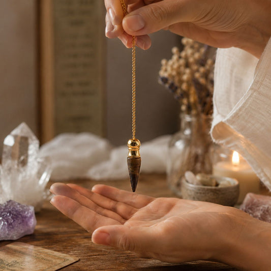 Secret Cavity Discovery of Truth Pendulum - Tiger Eye