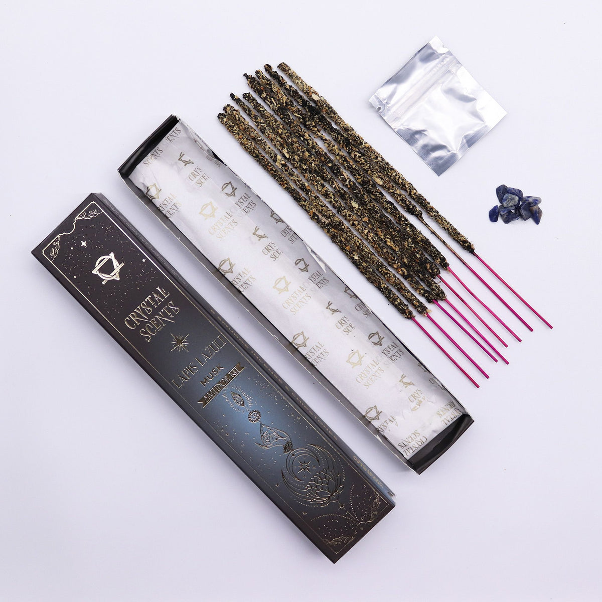 Lapis Crystal Scents Smudge Incense - Musk
