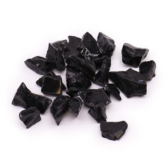 Raw Crystals - Black Agate - 500g