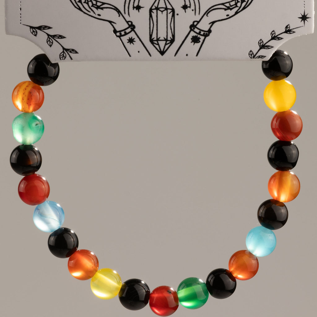 Petite Power Bracelet - Rainbow Jade