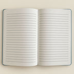 Dark Blue Velvet Notebook - Stay Wild Moon Child
