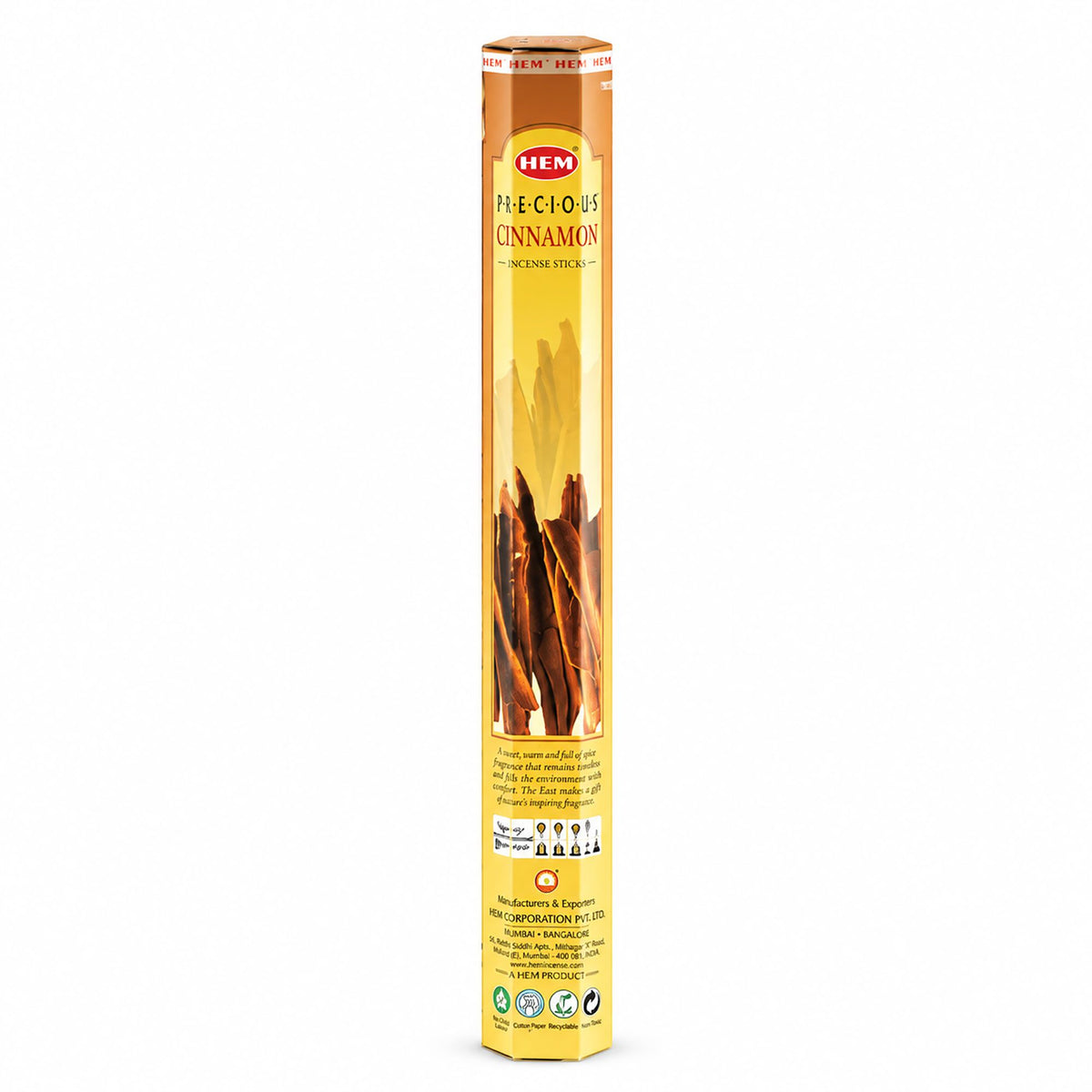 HEM Hexagonal Incense - Precious Cinnamon