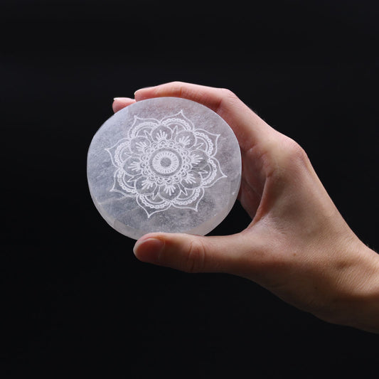 Small Charging Plate - Mandala Design