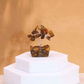 Mini Gemstone Tree On Orgonite Base - Tigereye (15 stones)