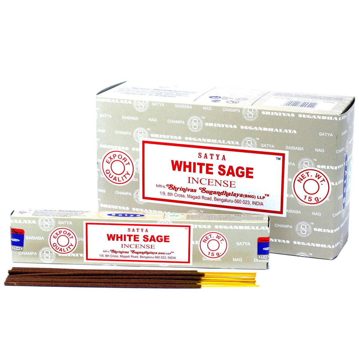 Satya Incense 15g - White Sage