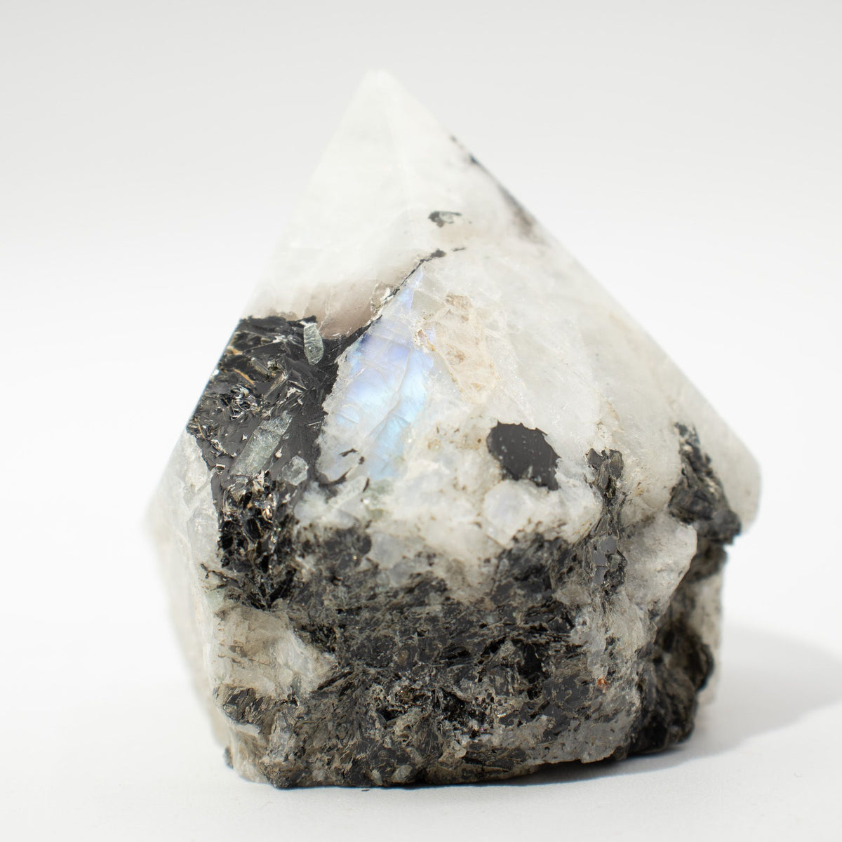 Rainbow Moonstone Gemstone Top Polished Points