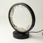 Gemstone Halo Lamp - Zen Mind - Clear Quartz