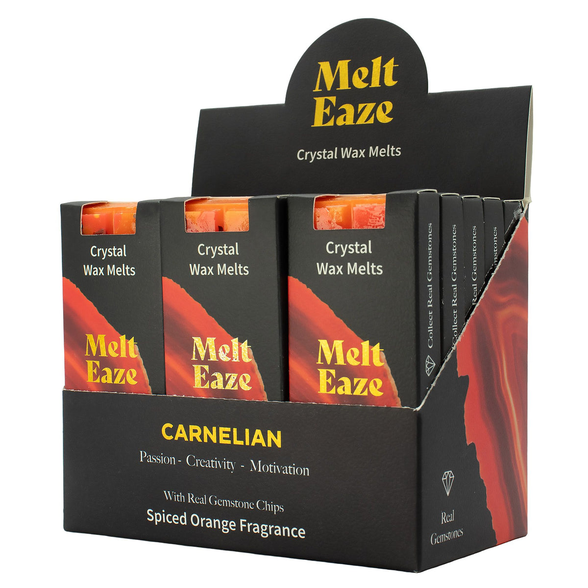 Soy Wax Melts - Carnelian Fire - Spiced Orange - 50g