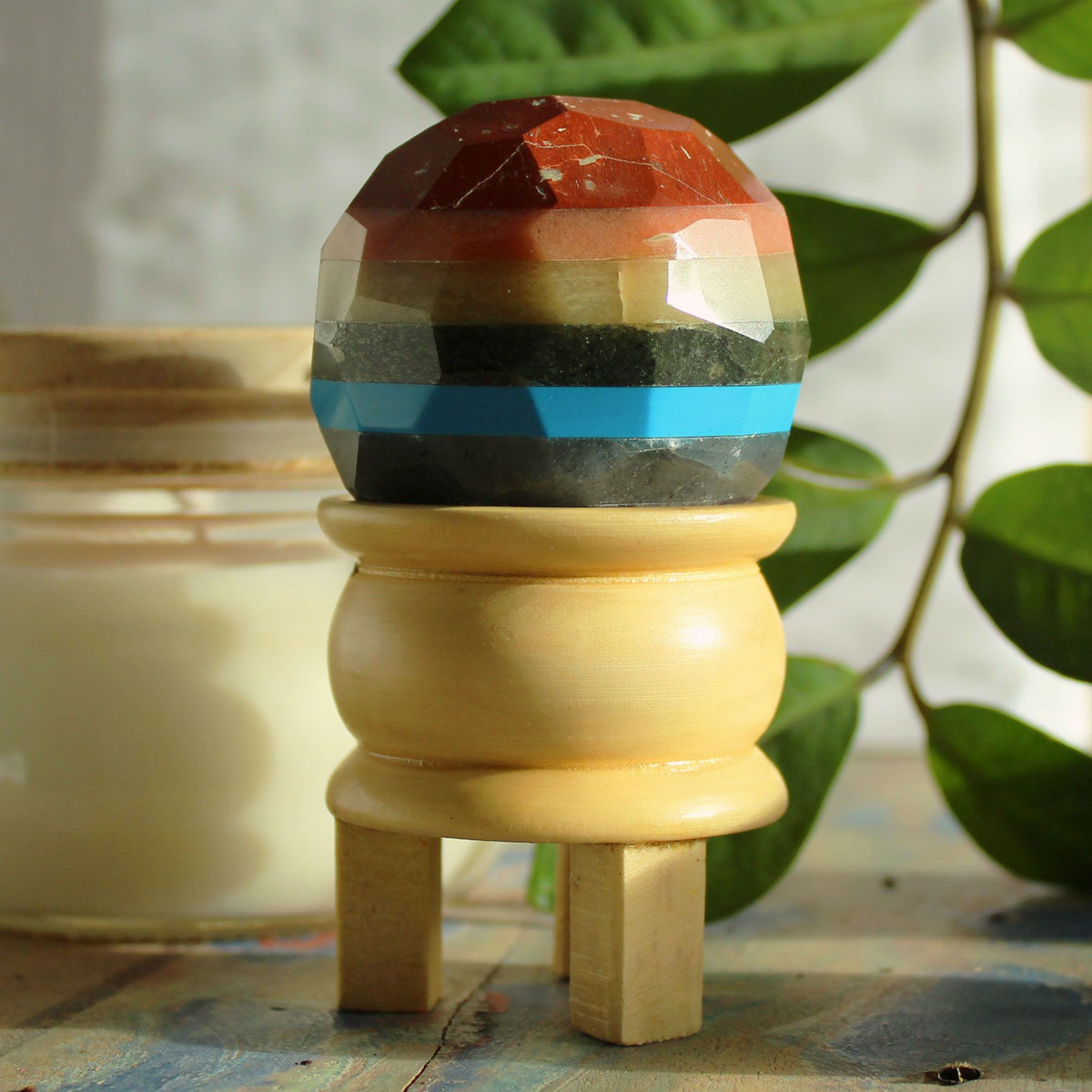 Gemstone Healing Ball - Seven Chakra