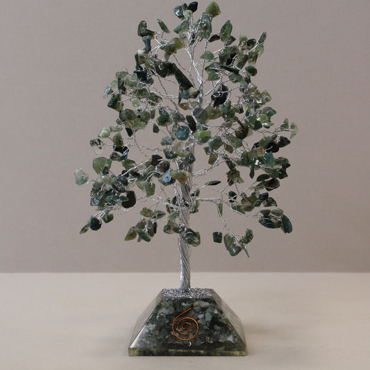 Gemstone Tree - 320 Stone - Moss Agate
