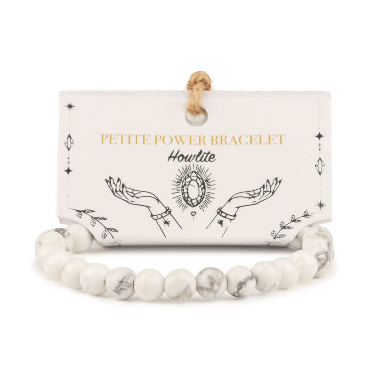 Petite Power Bracelet - Howlite