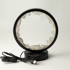 Gemstone Halo Lamp - Zen Mind - Clear Quartz