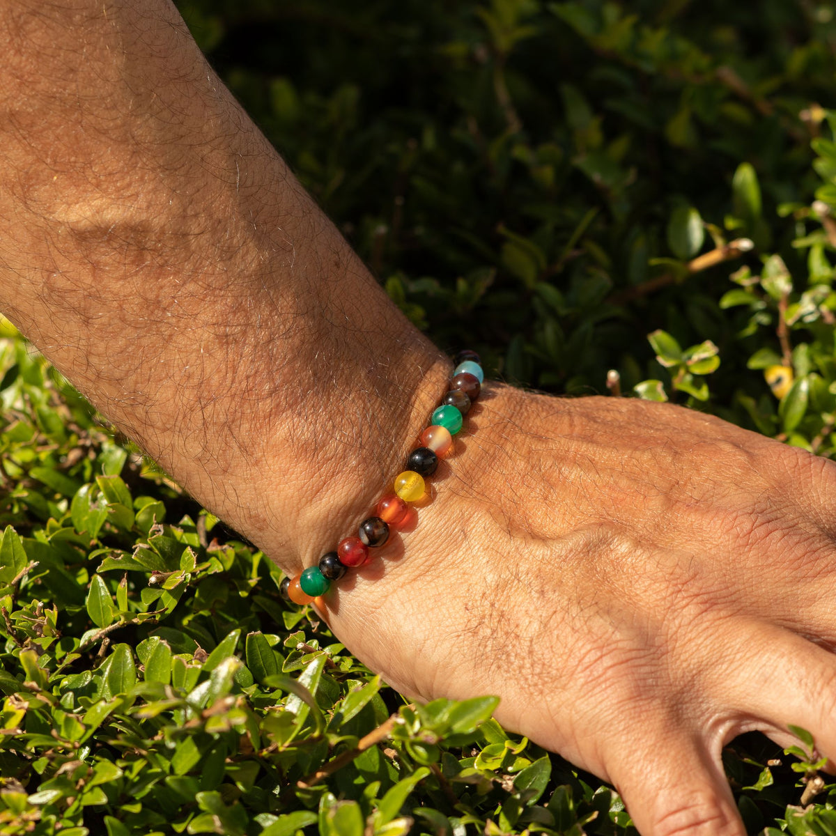 Petite Power Bracelet - Rainbow Jade